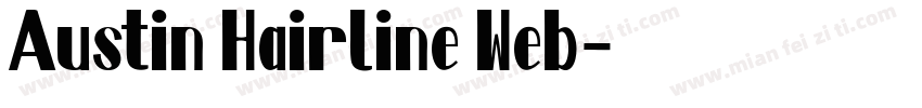 Austin Hairline Web字体转换